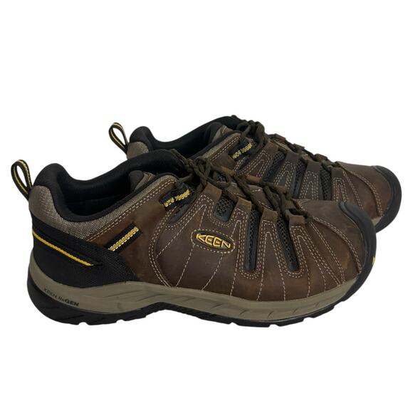 Keens Men’s Flint II Soft Toe Brown Leather Size 12D - Picture 3 of 9